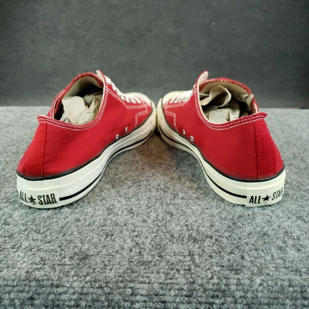 Vintage Converse Chuck Taylor Shoes Men Size 12 Red Sneakers Casual All Star Low